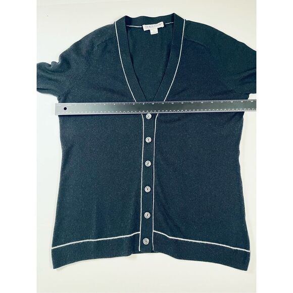 Pendleton Vintage 2000's Silk Wool Cashmere Blend Cardigan Navy Women Size Large - Picture 9 of 10